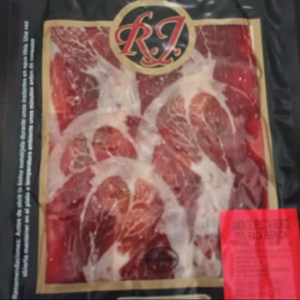 5 sobres Loncheado Jamón Cebo Campo ibérico 50% raza ibérica